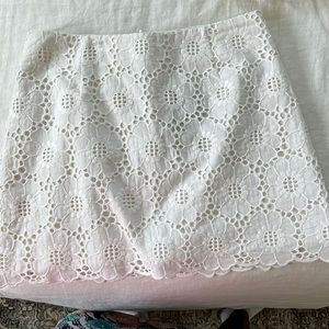 NWT Lilly Pulitzer Eyelet mini skirt